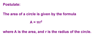Area of a Circle